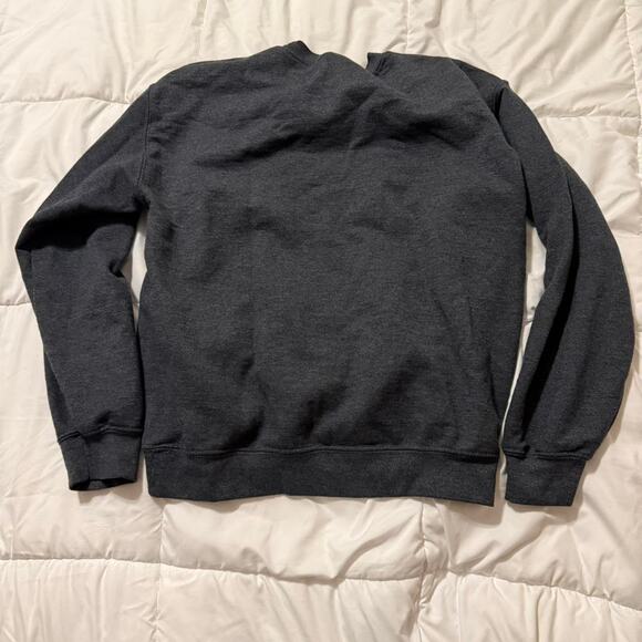 Dark gray dancing skeleton graphic sweatshirt -M - Picture 3 of 6